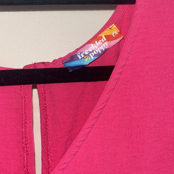 1x Magenta Babydoll Dress -NWOT - Picture 2 of 2